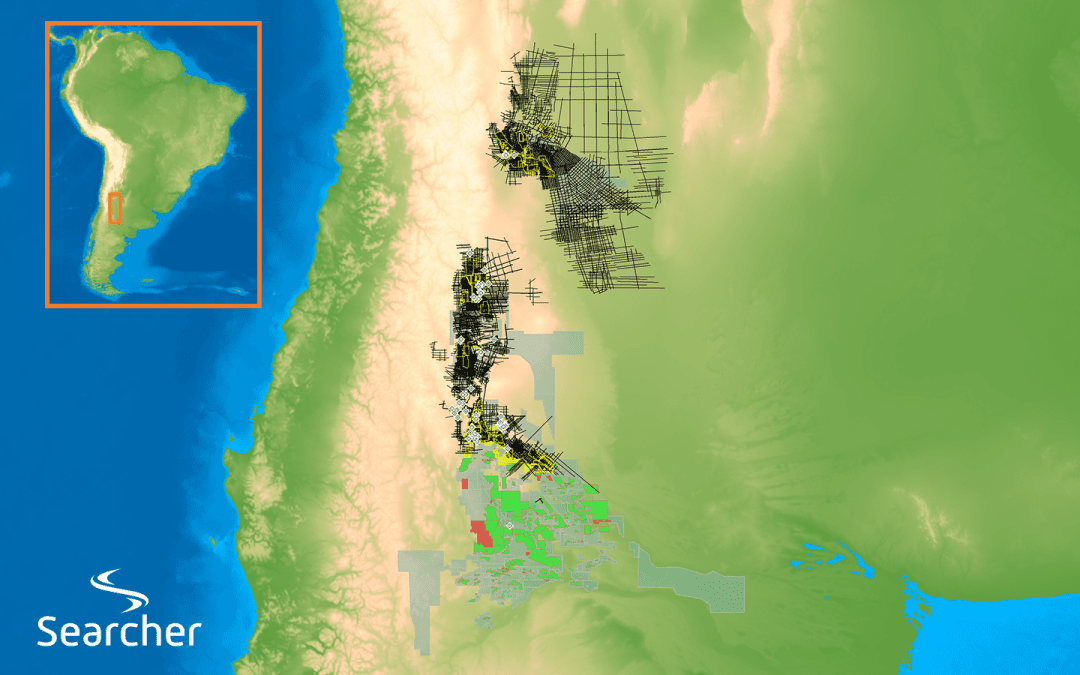 Searcher announces new Onshore Argentina seismic and well database